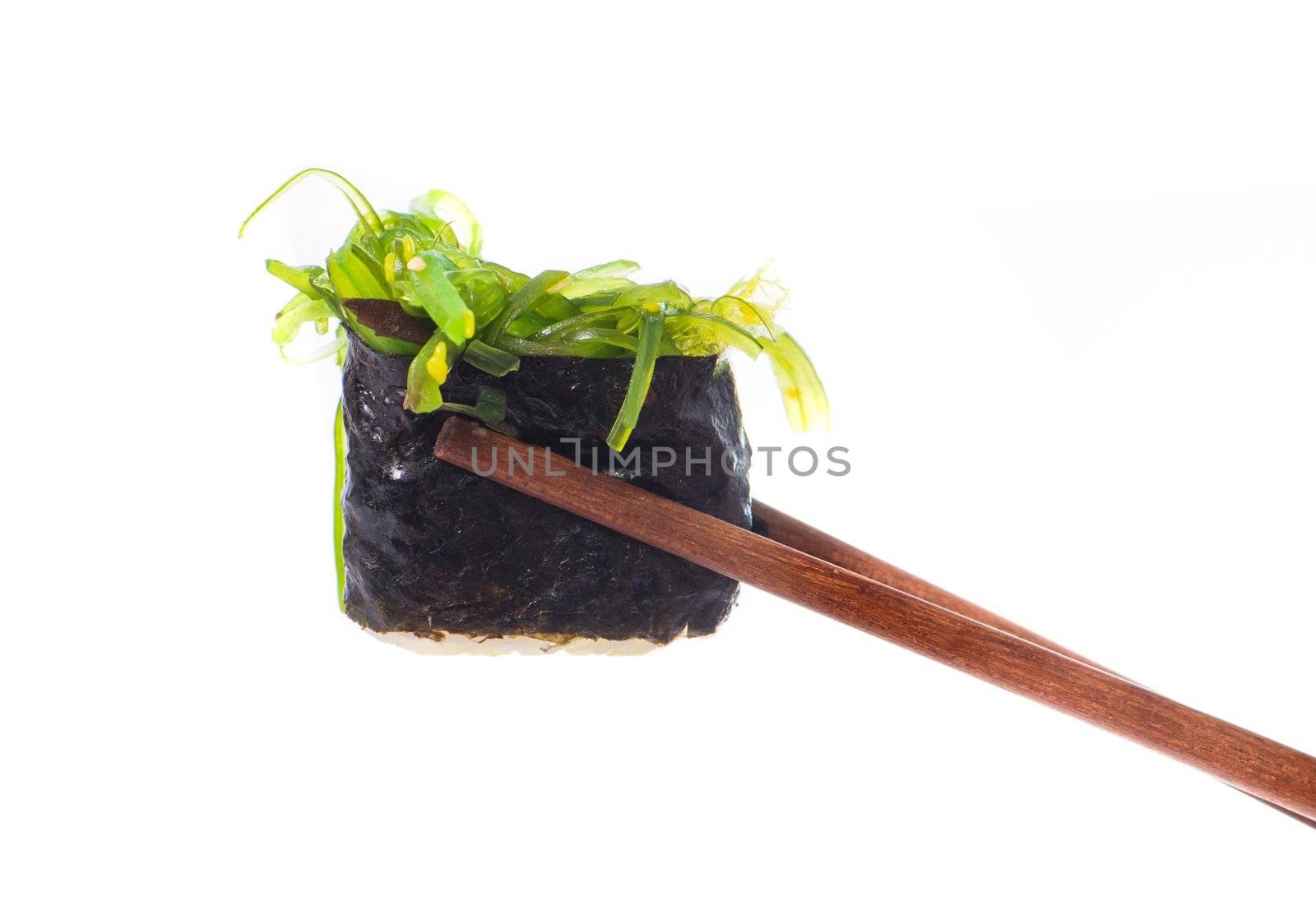 Sushi isolated on a white background