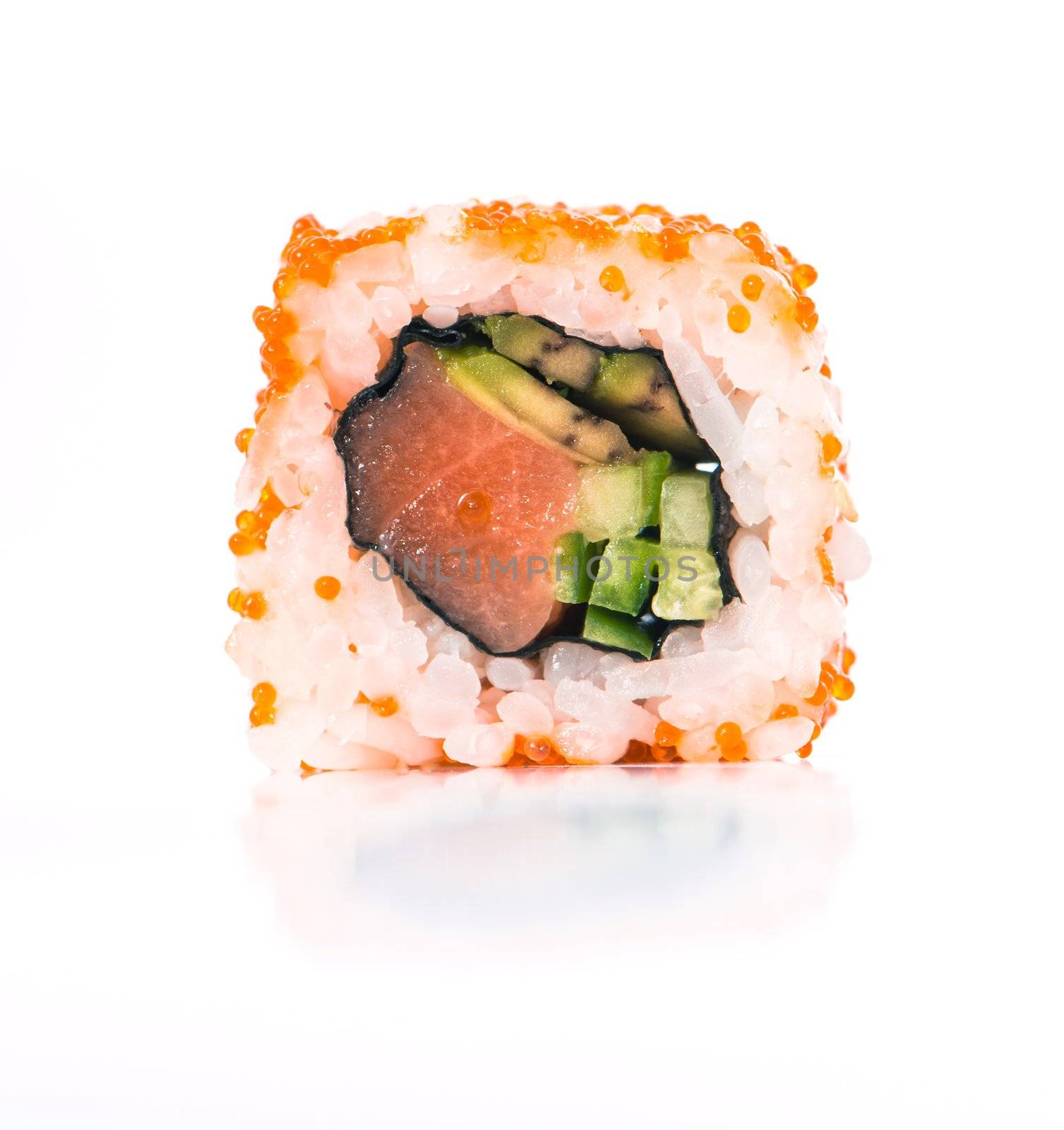 Sushi on white by GekaSkr