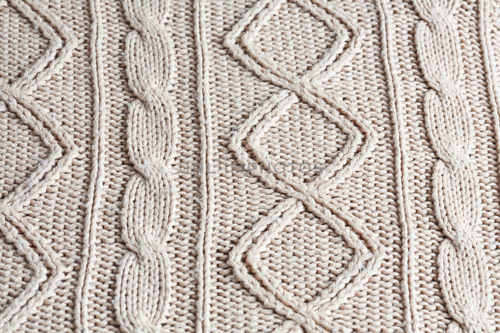 Knitted cloth as a background.