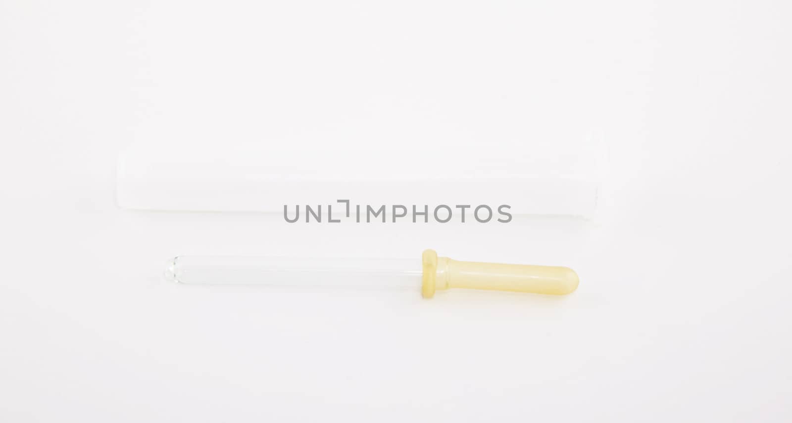 Pipet container isolated on white background for site