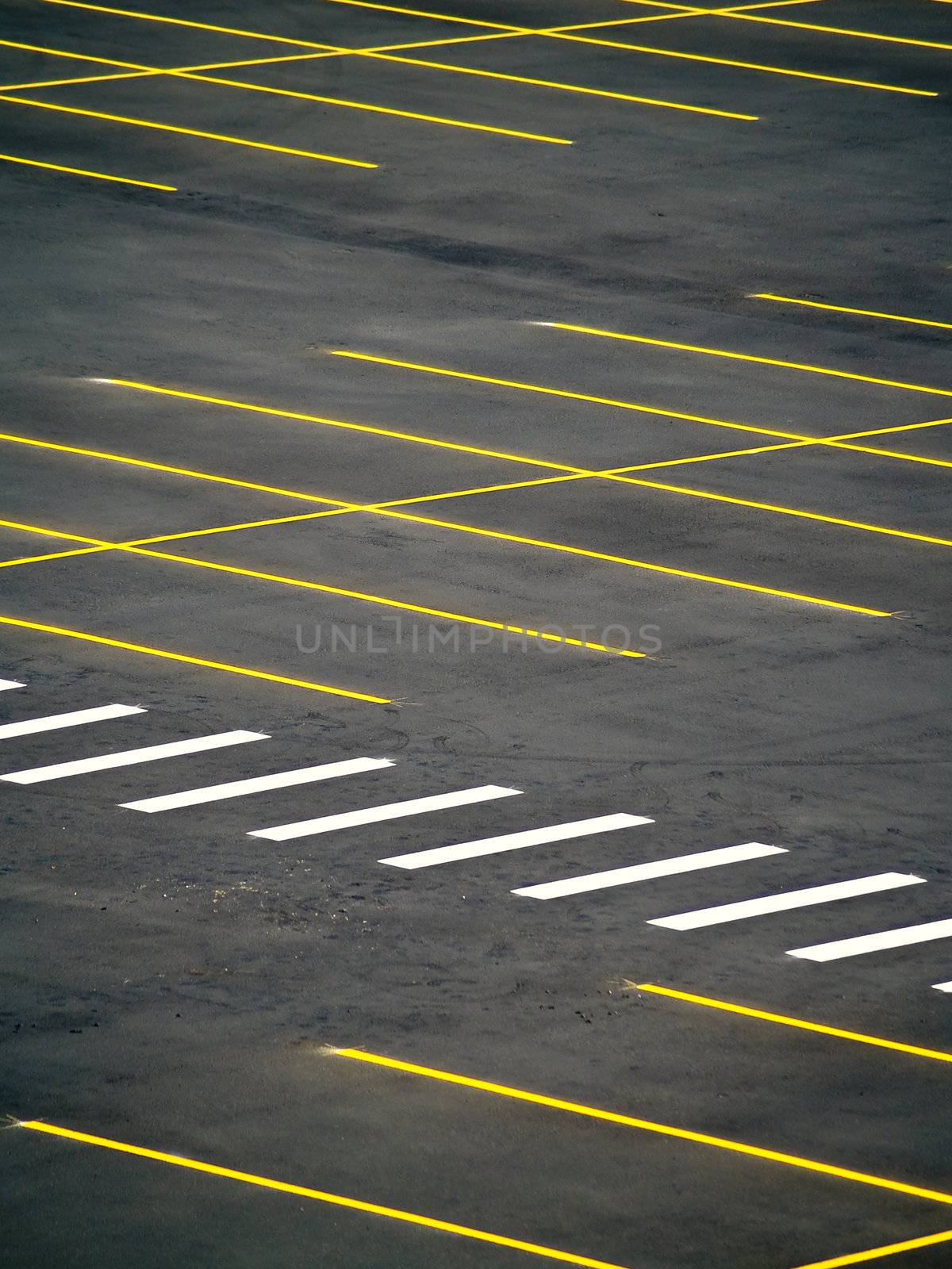 Grunge Empty Parking Lot by Frankljunior