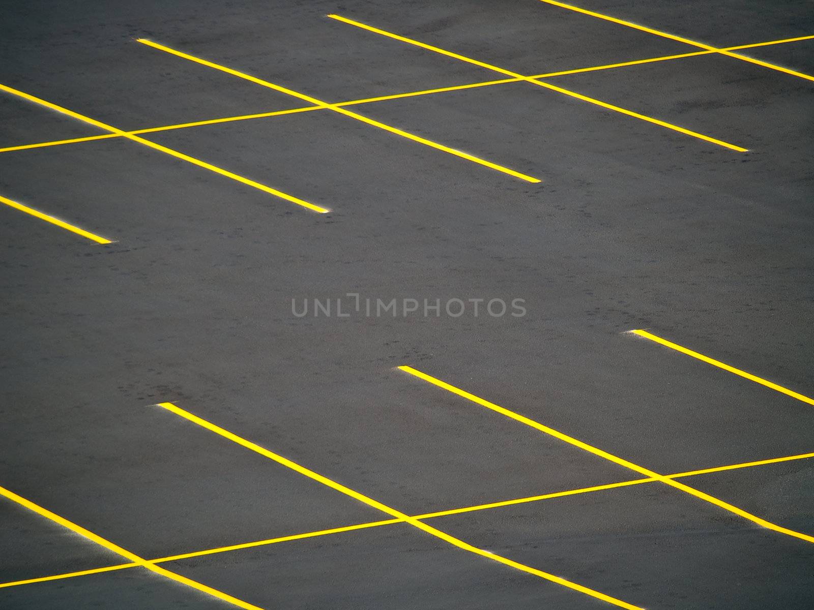An empty parking lot with a grunge look