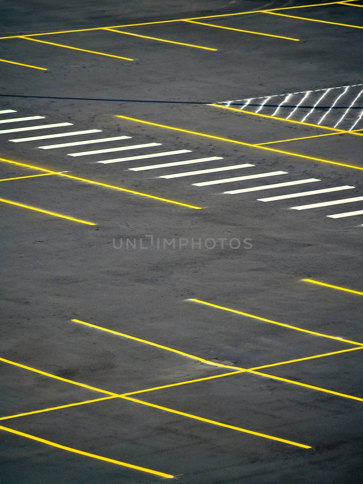 Grunge Empty Parking Lot by Frankljunior