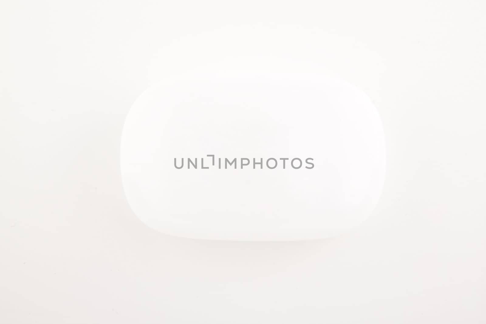 white soap isolated on white background for site