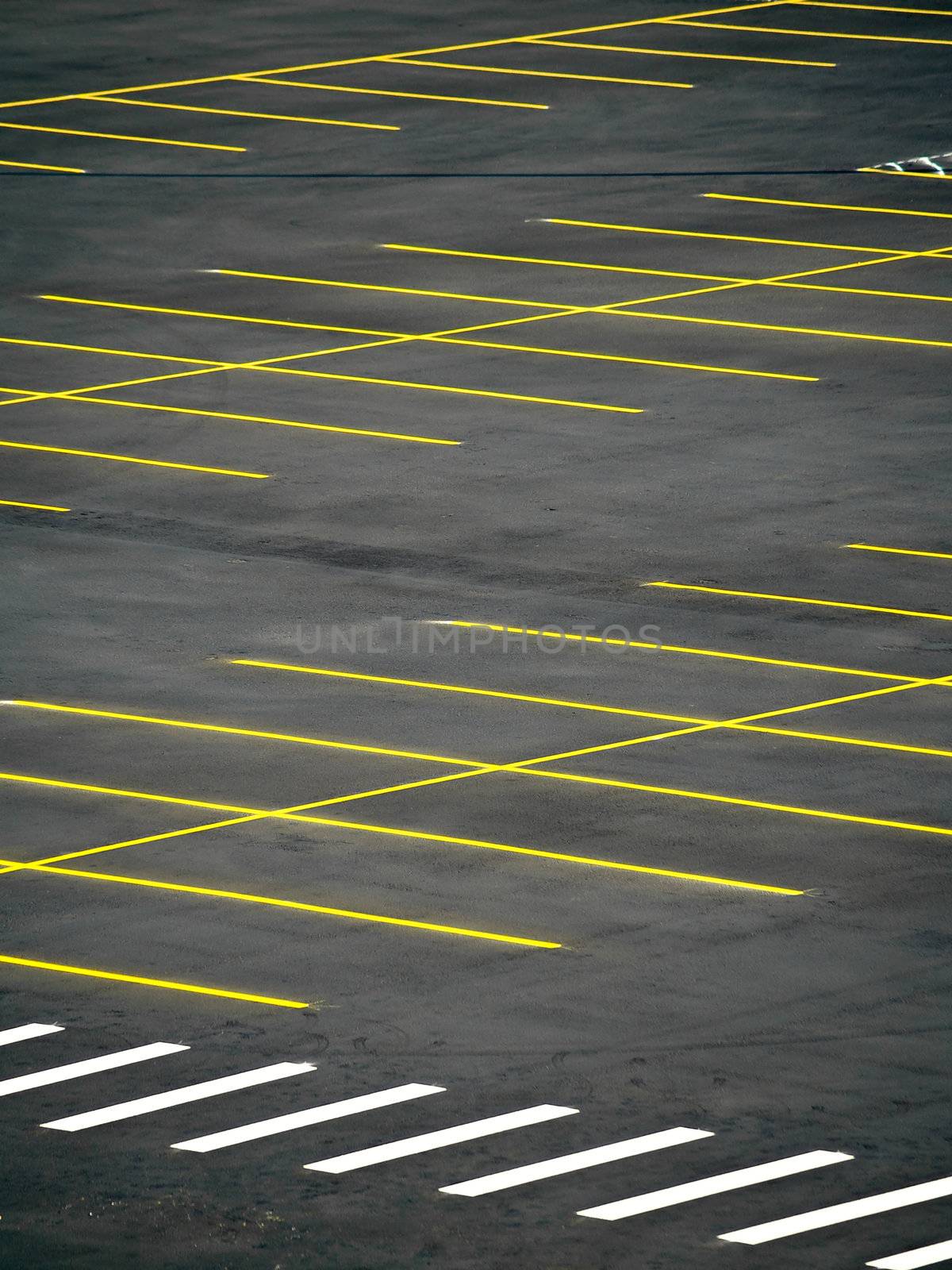 Grunge Empty Parking Lot by Frankljunior