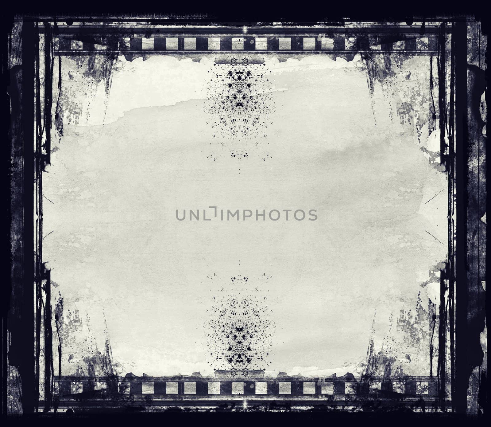 Grunge film frame with space for text or image by Lizard