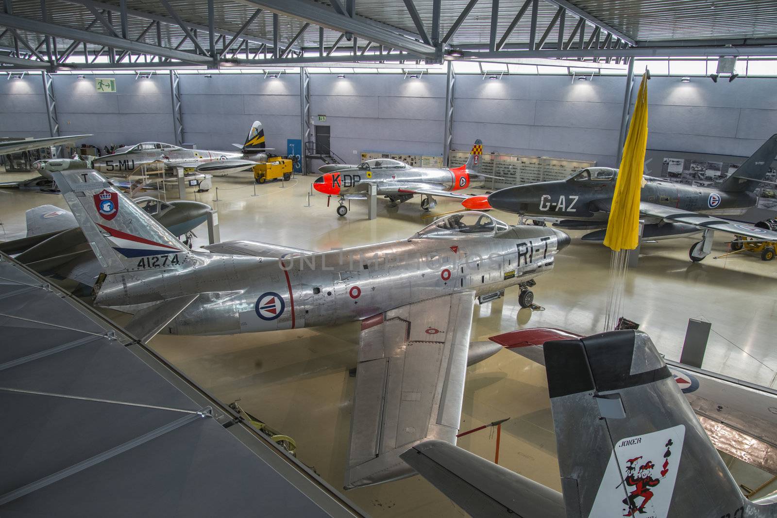 north american f-86 sabre (sometimes called the sabrejet) was a transonic jet fighter aircraft, the pictures are shot in march 2013 by norwegian armed forces aircraft collection which is a military aviation museum located at gardermoen, north of oslo, norway.