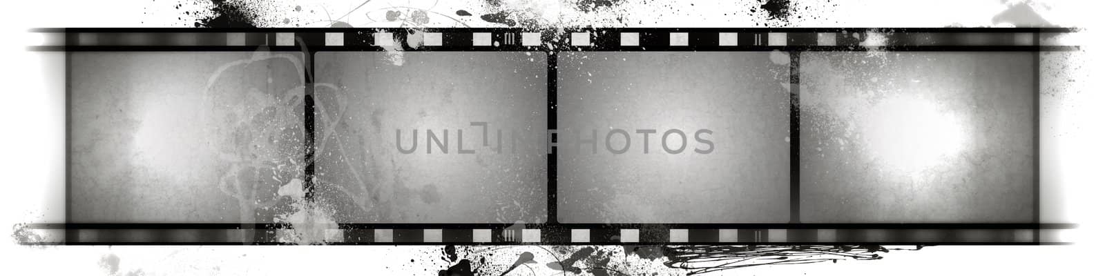 Grunge film frame with space for text or image by Lizard