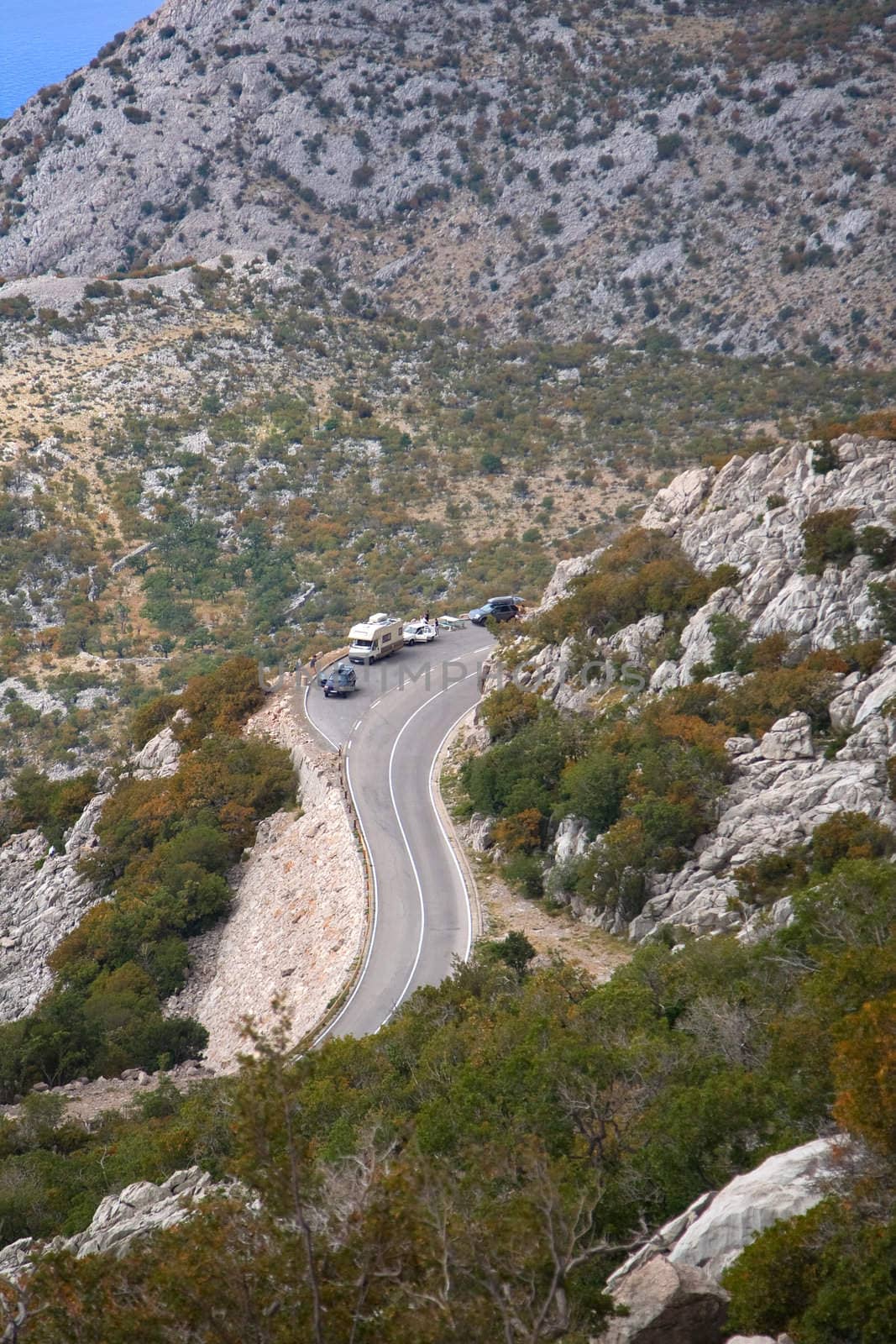 Road on a mountain