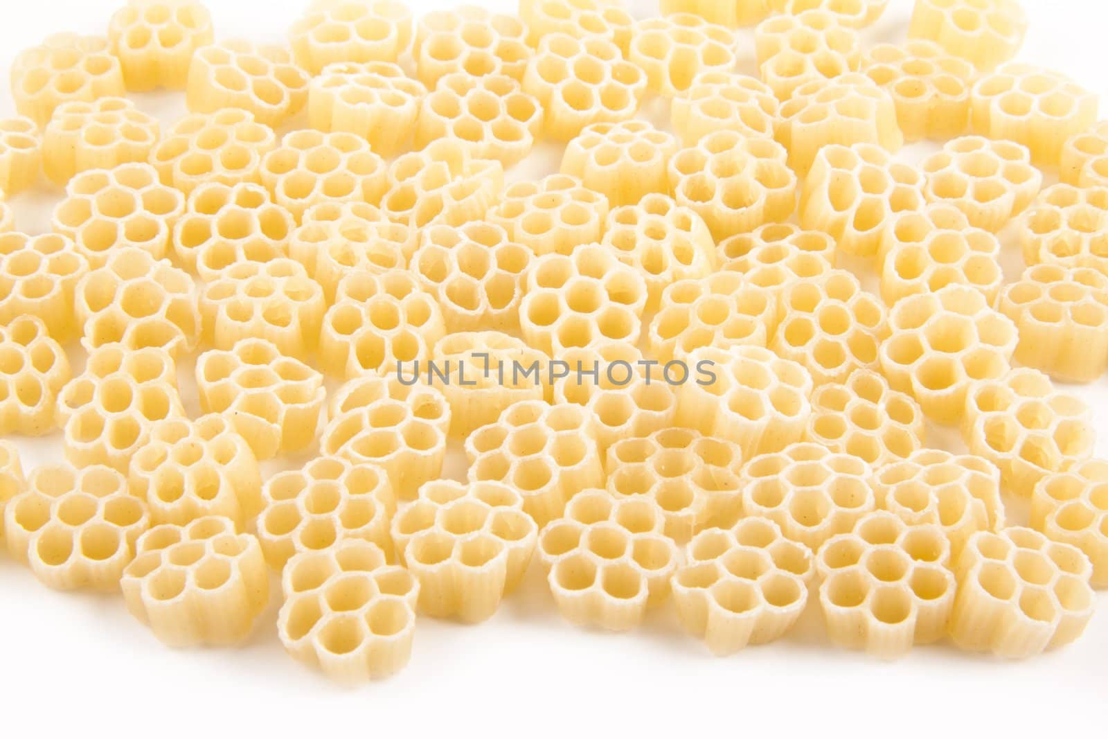 Raw pasta isolated on white background for you