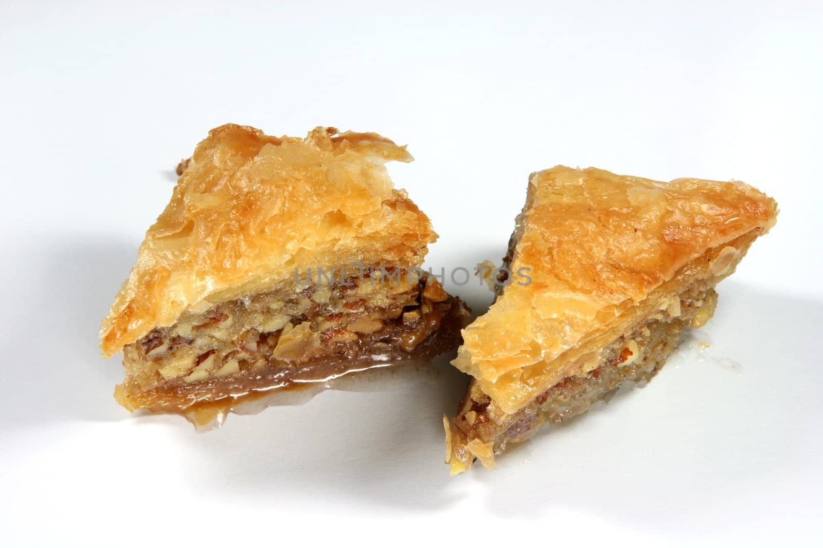 two baklava pieces gourmet concepts