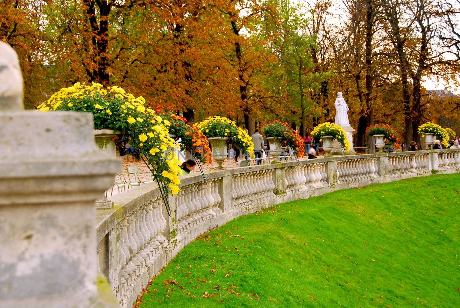 Jardins du Luxembourg (Luxembourg gardens) in Paris, France