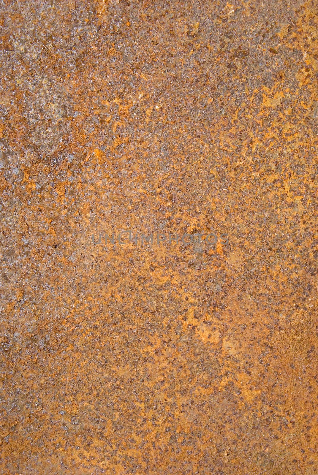 Closeup of rusty metal tin surface background. by sauletas