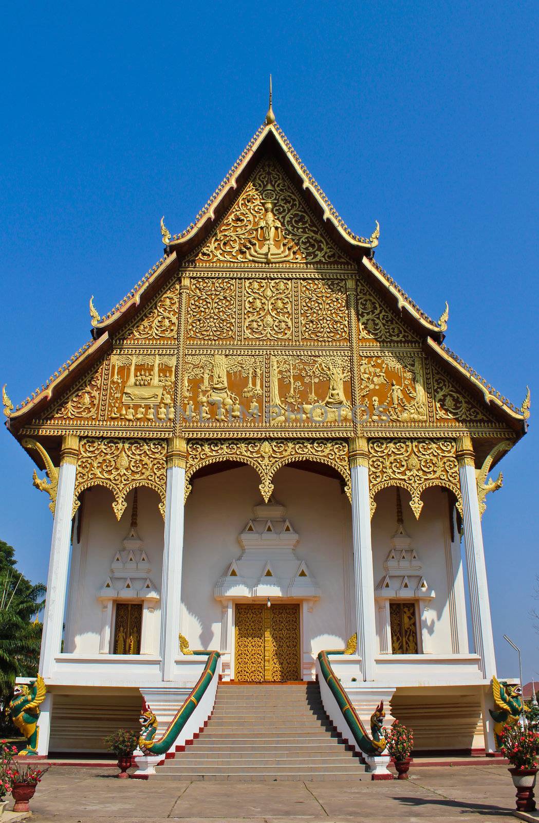 Buddhist sanctuary at Laos