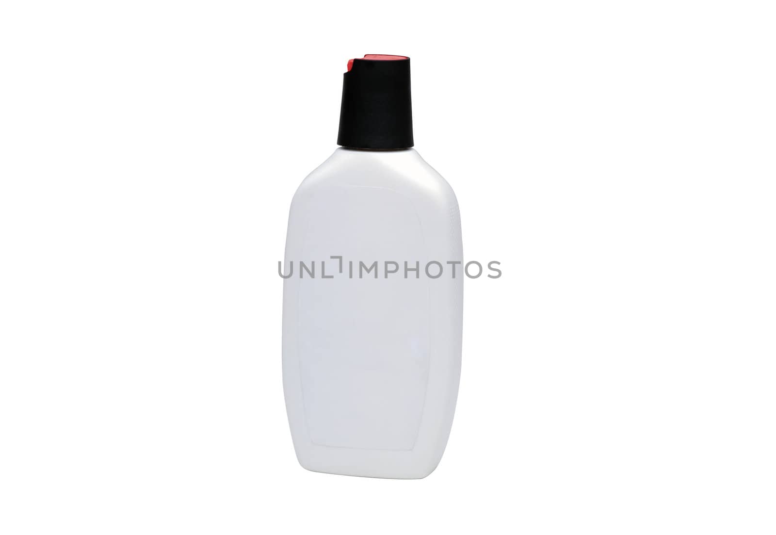 Shampoo bottle on the white backgrounds for you