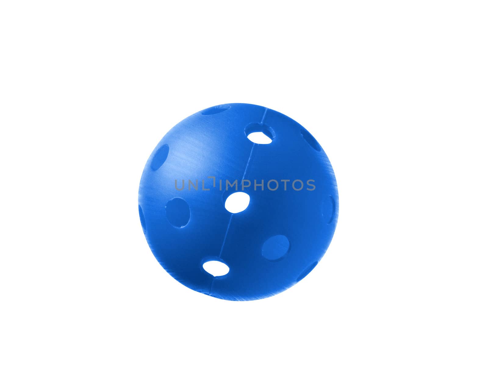 Blue Ball isolated on a white background by shutswis