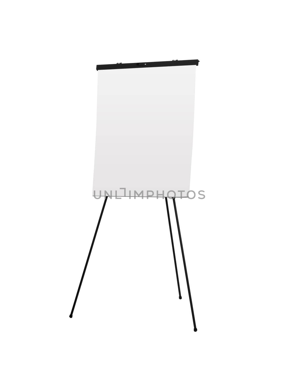 Flip Chart isolated on a white background