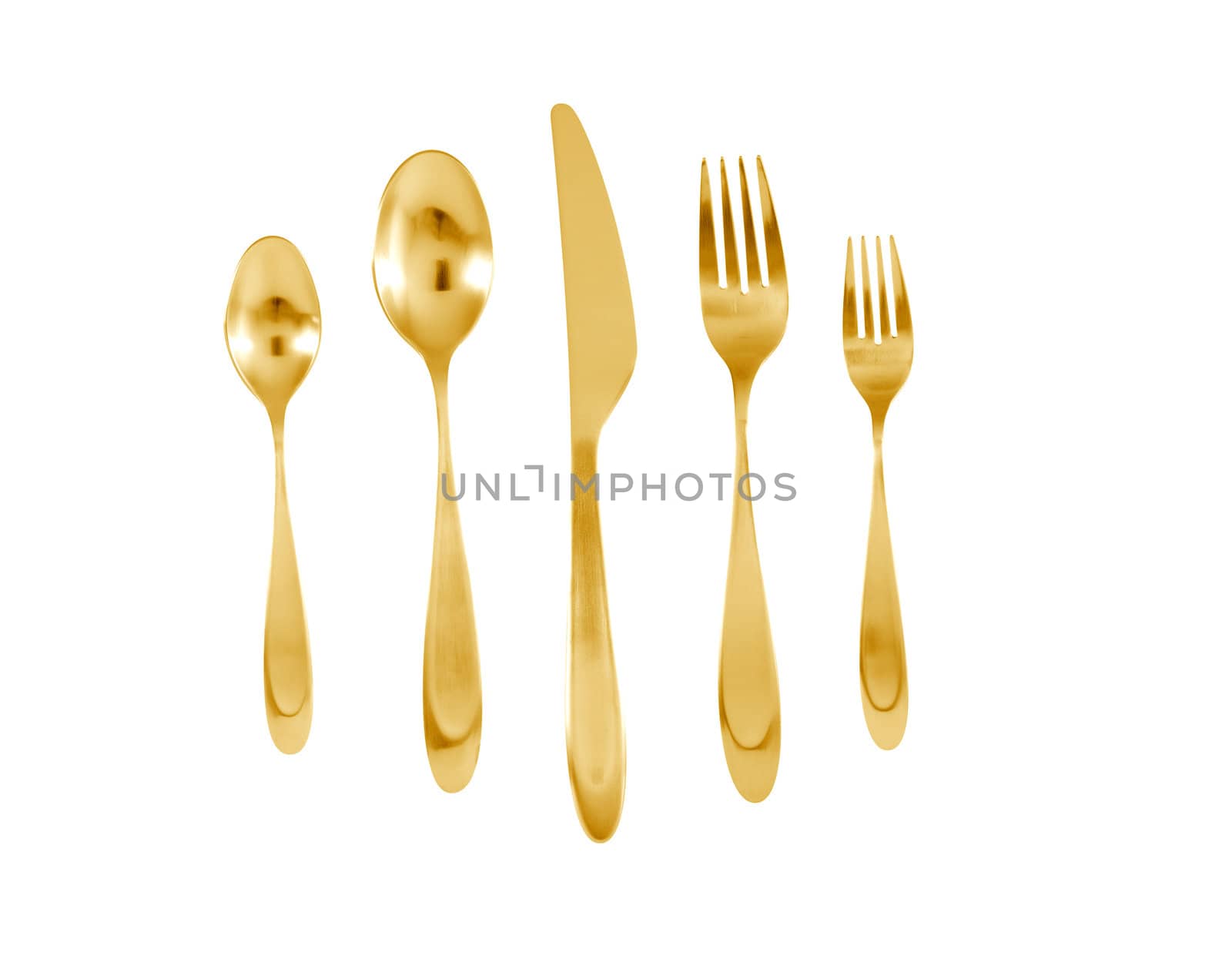 fork, knife and spoon isolated by shutswis