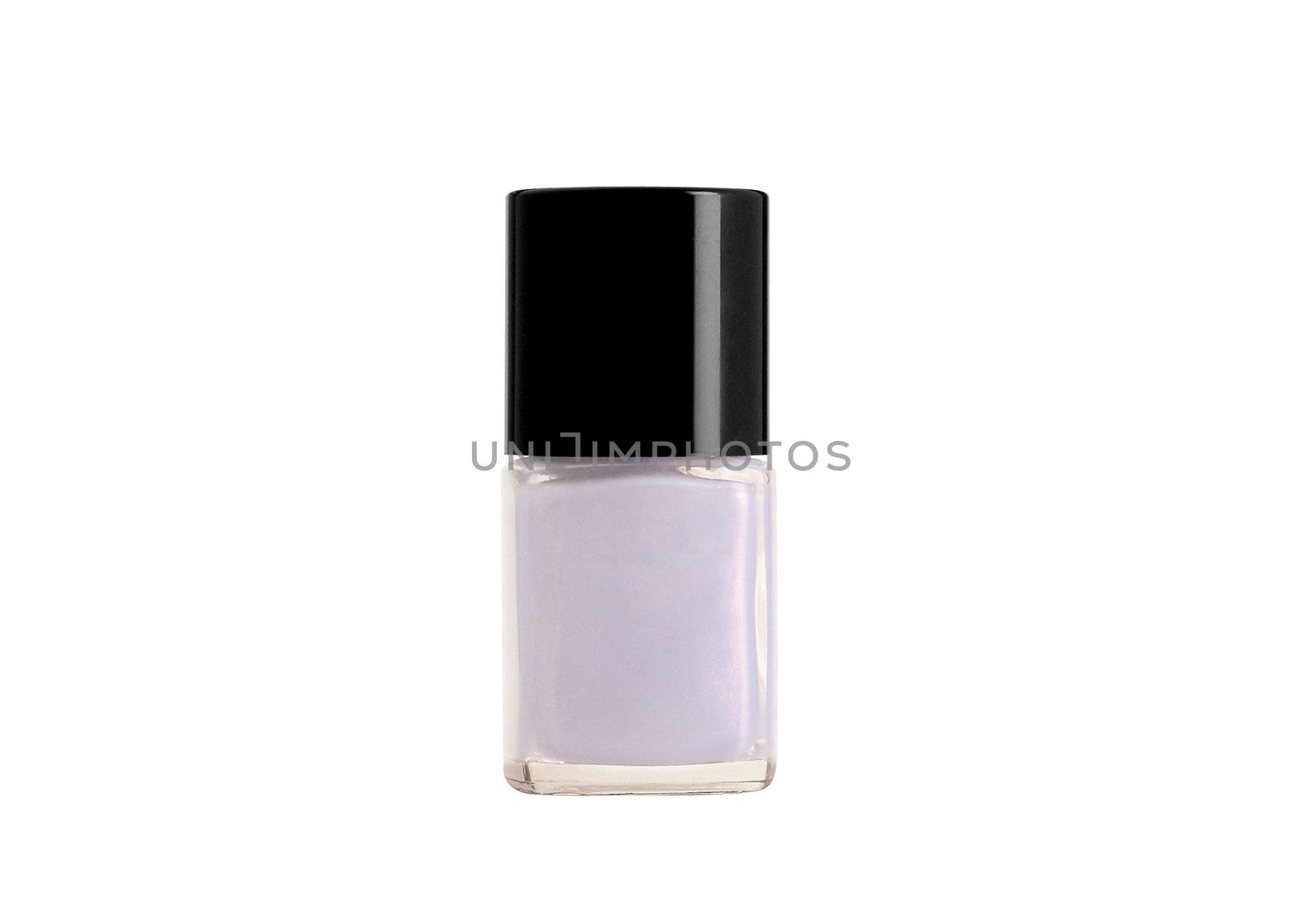 Lacquer bottle isolated on a white background
