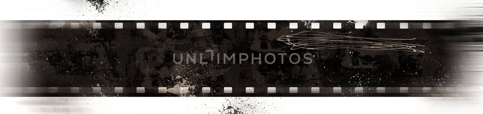 Grunge Film Frame with motion effect by Lizard