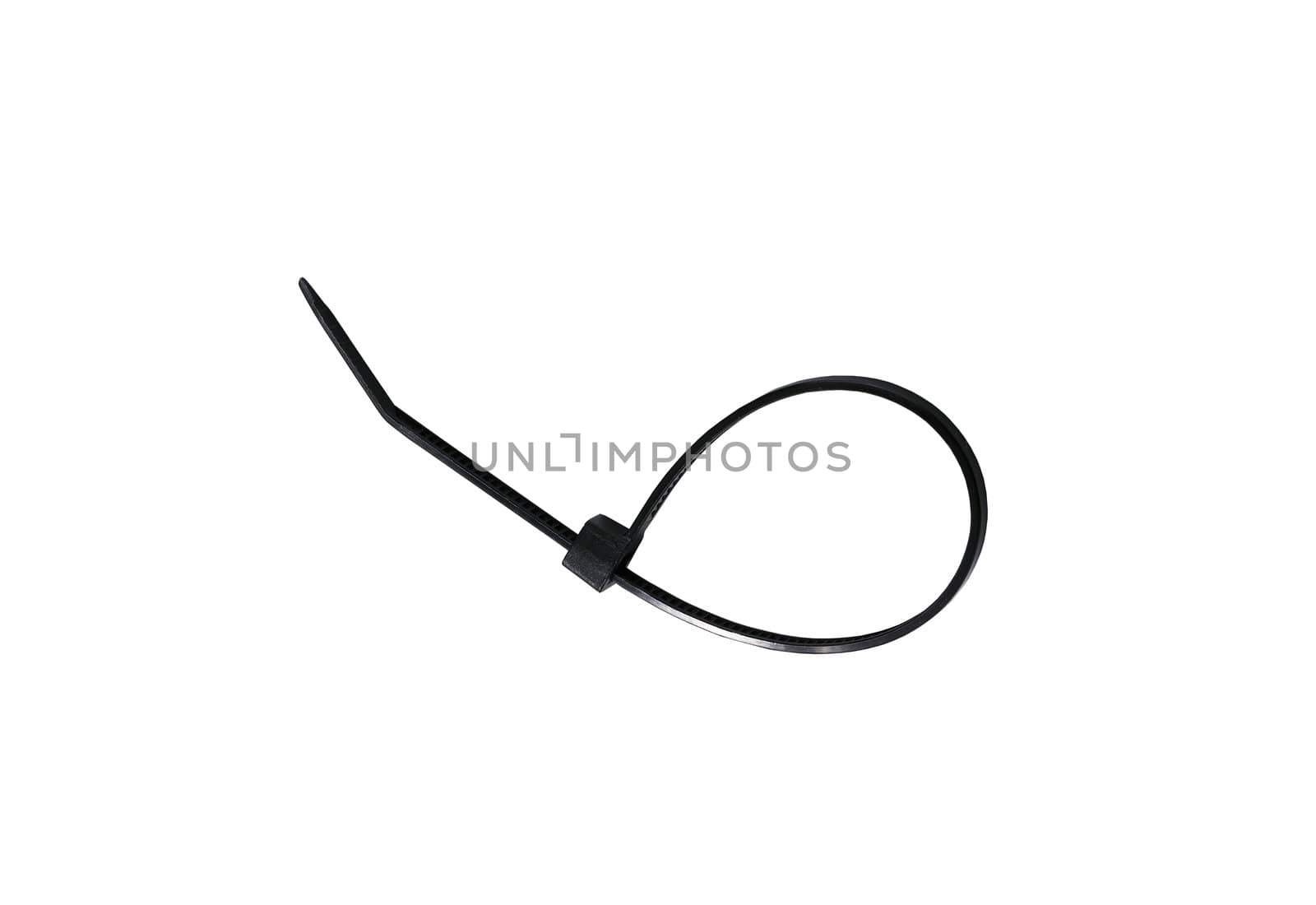 plastic clamp isolated on a white background