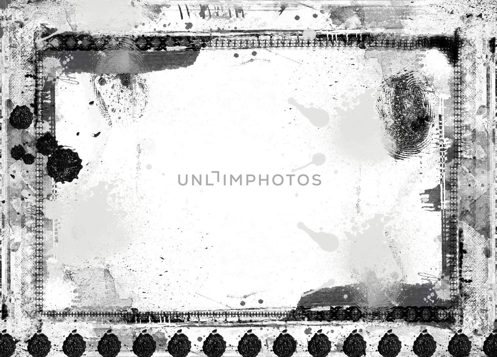 Highly detailed grunge frame  with space for your text or image. Great grunge layer for your projects.