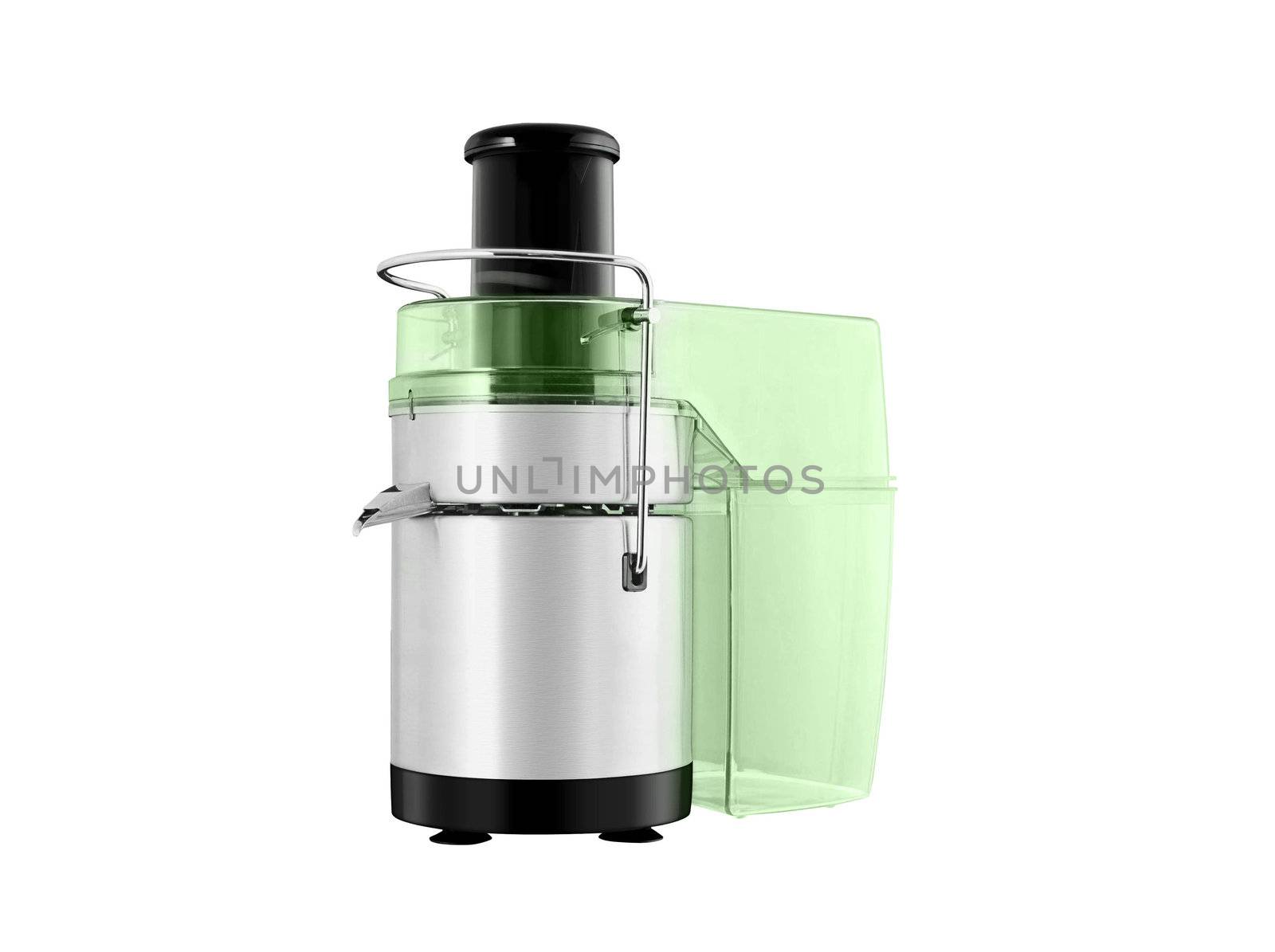 Food processor isolated on a white background
