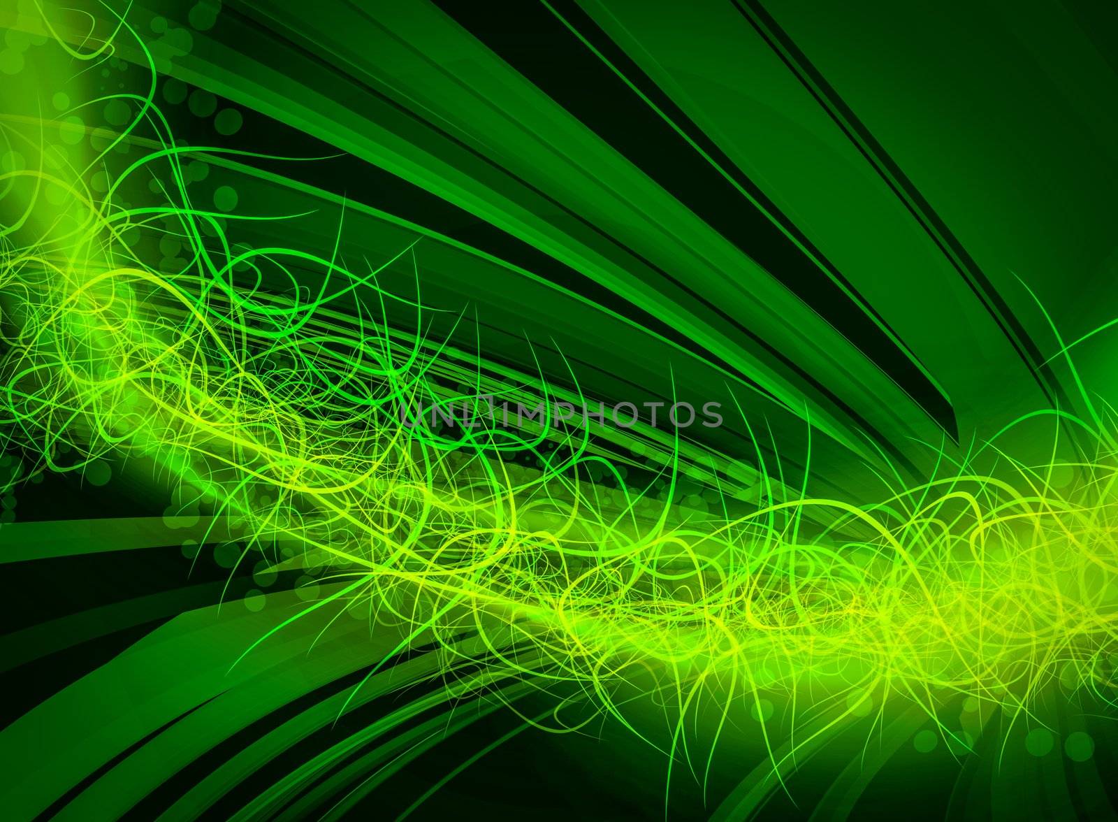 Modern green glowing abstract style background by Lizard