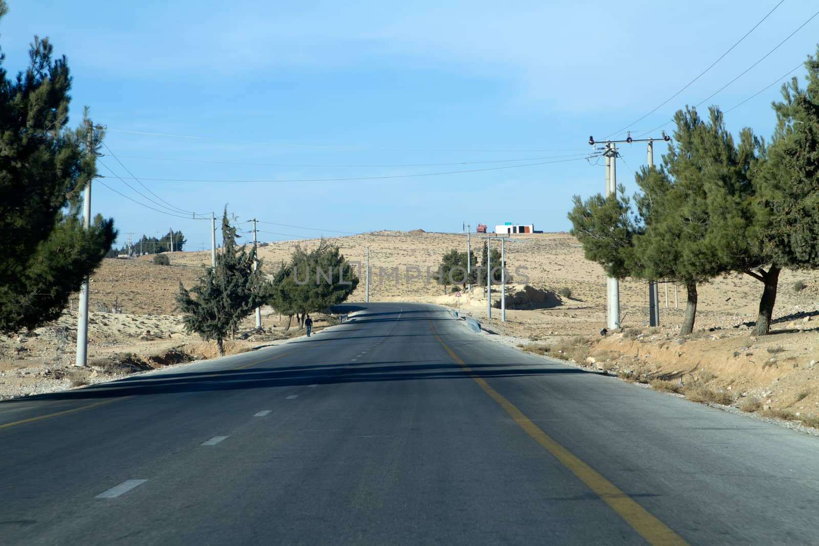 Landscape at  Amman,Jordan by thanomphong