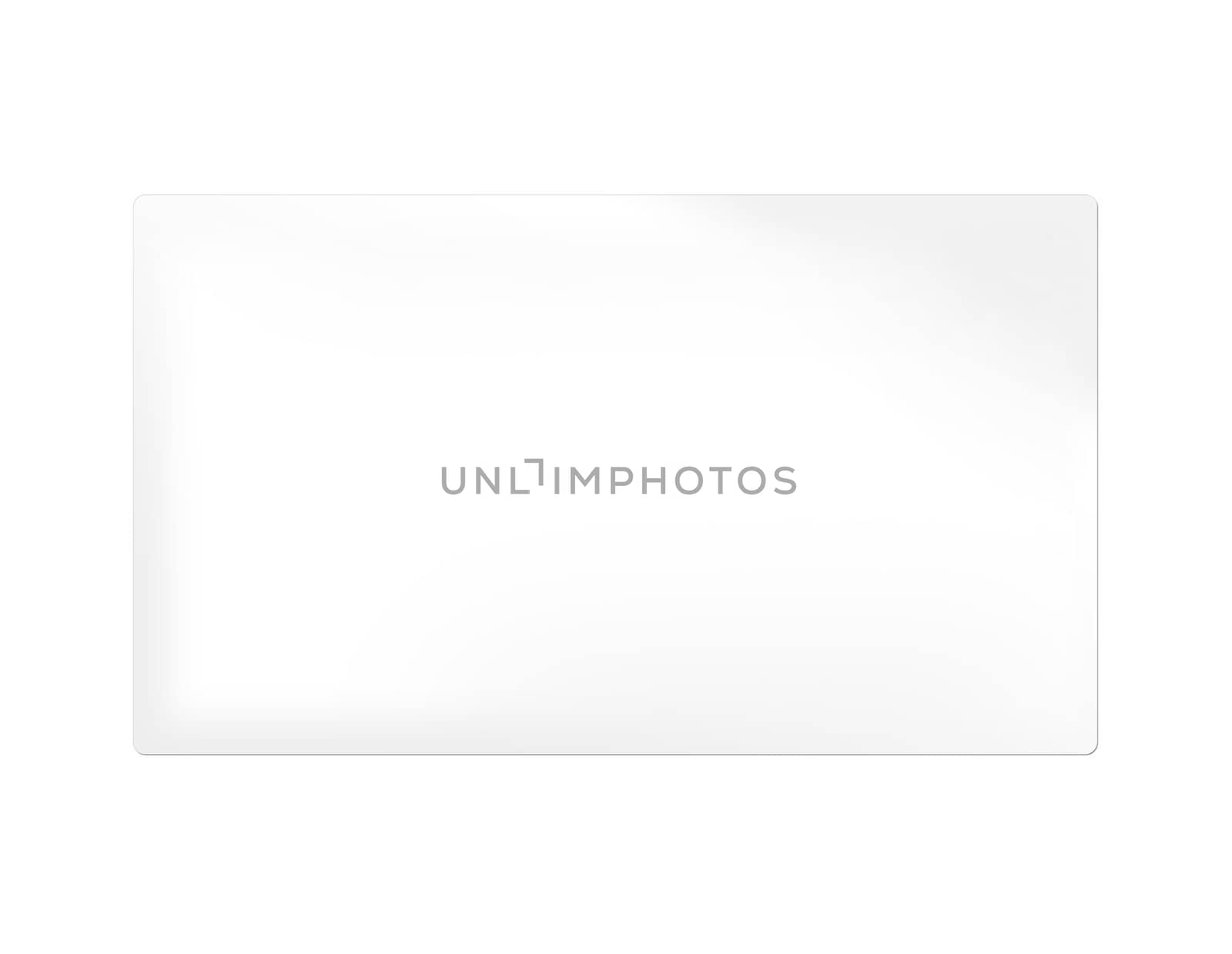 Blank White Board isolated on white background