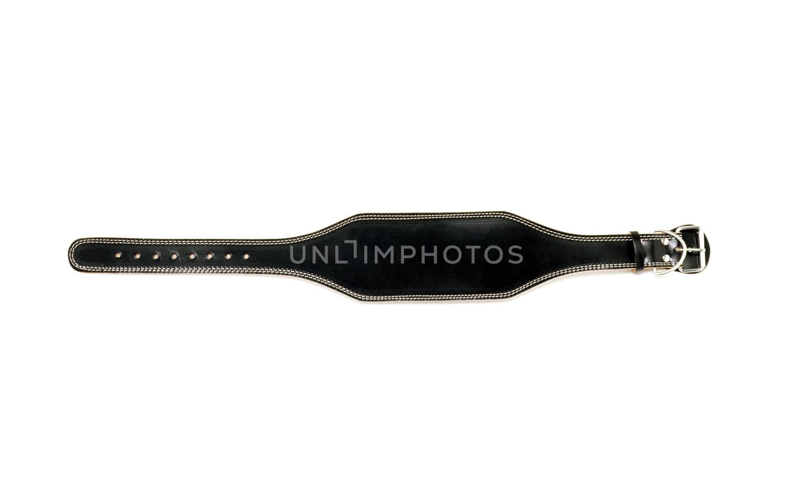New black belt isolated on white background