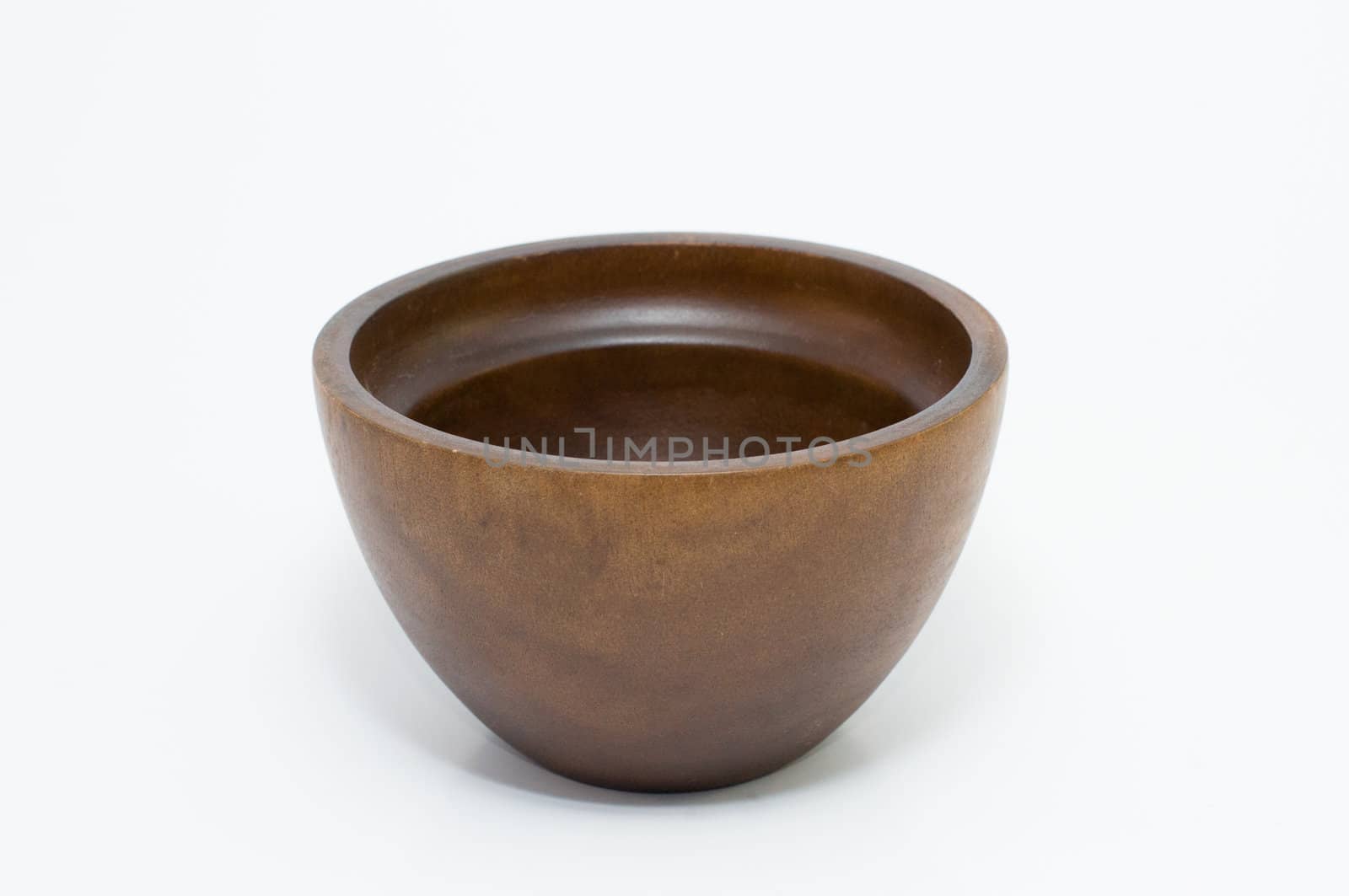coconut bowl in isolated background