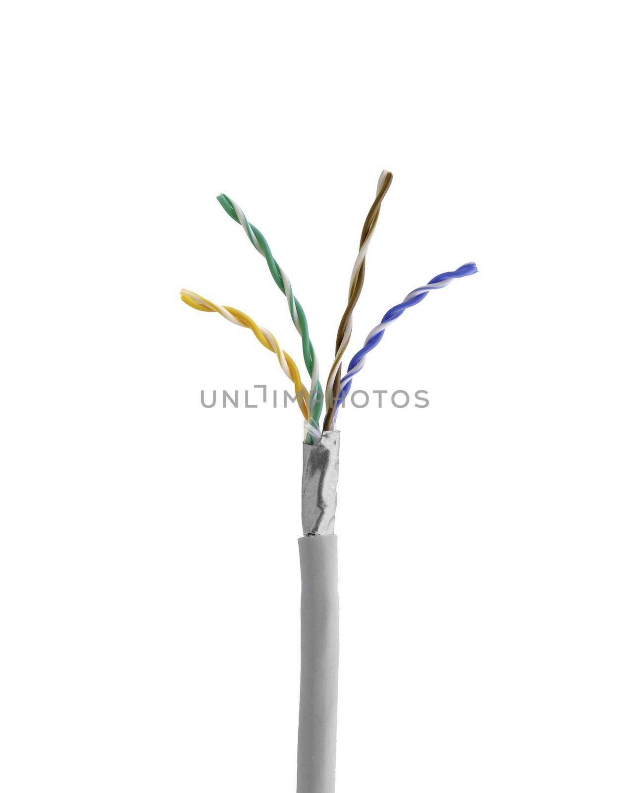 black comunikation cable