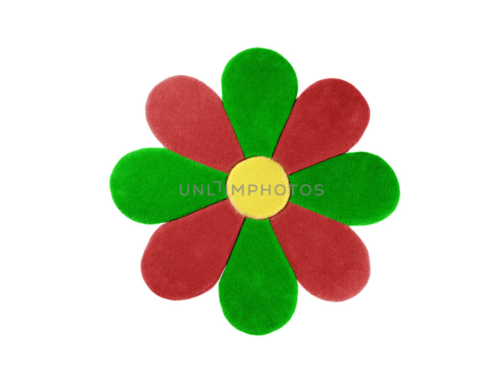 carpet in the form of a flower