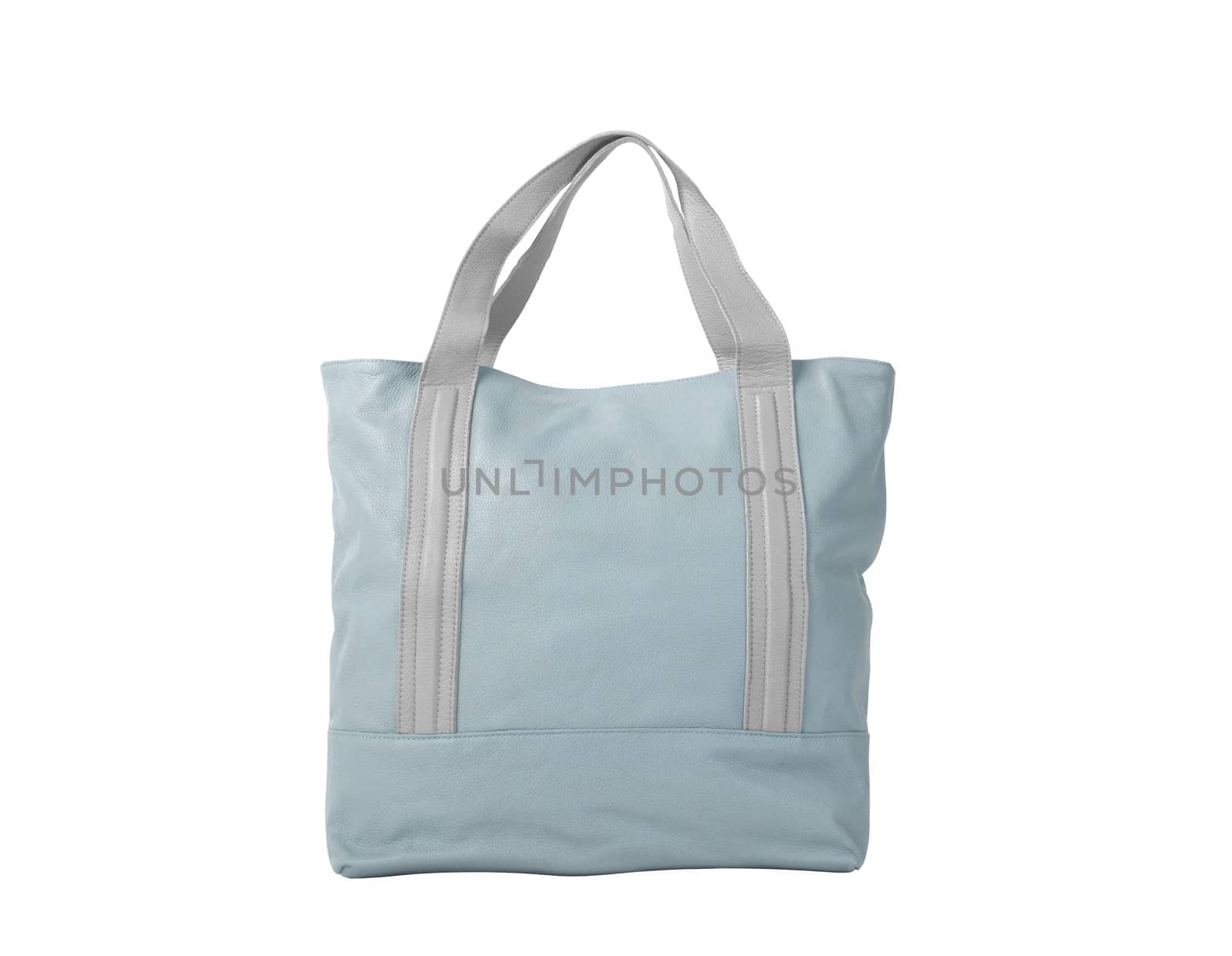 blue bag on a white background