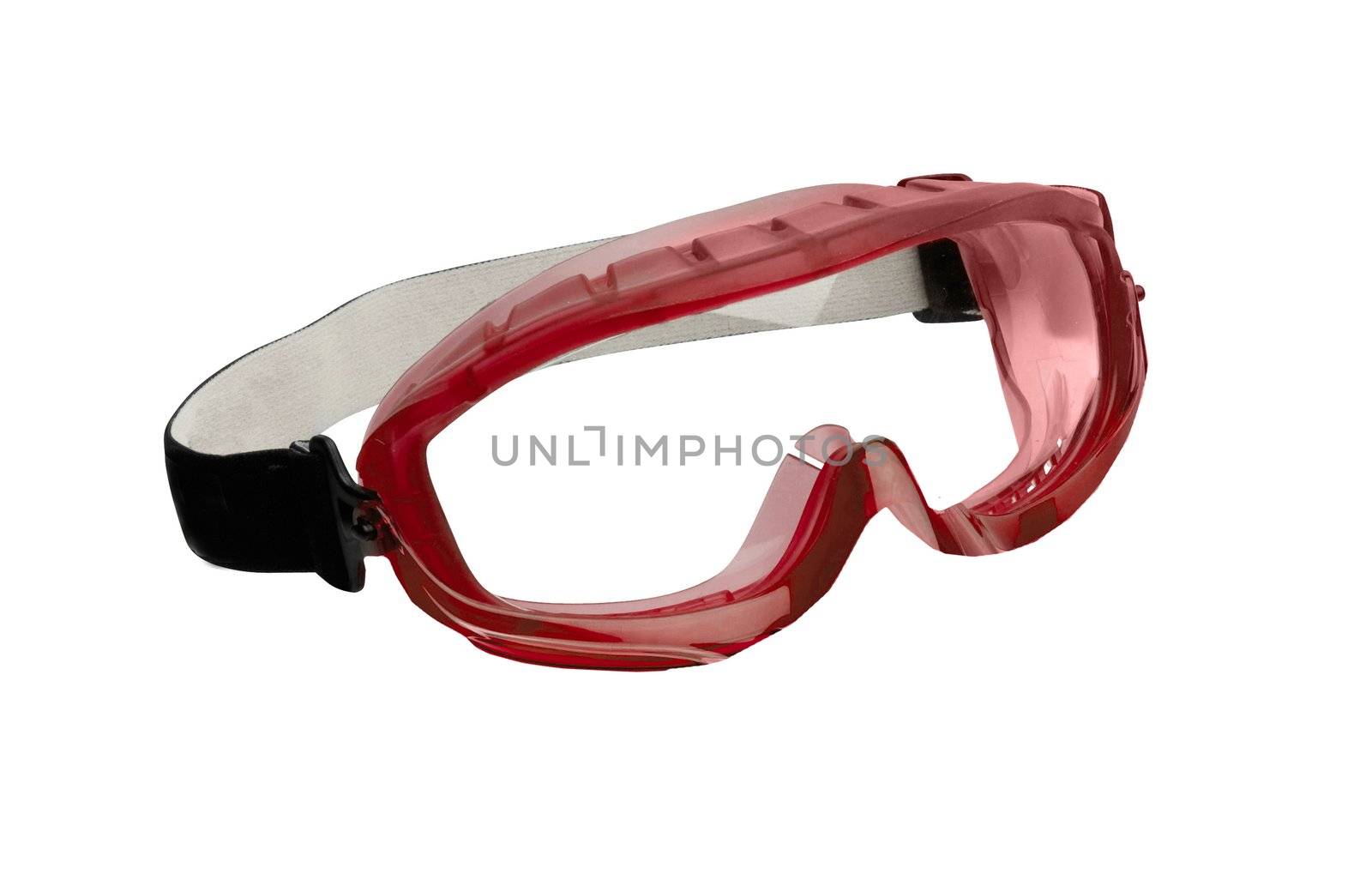 safety glasses isolated