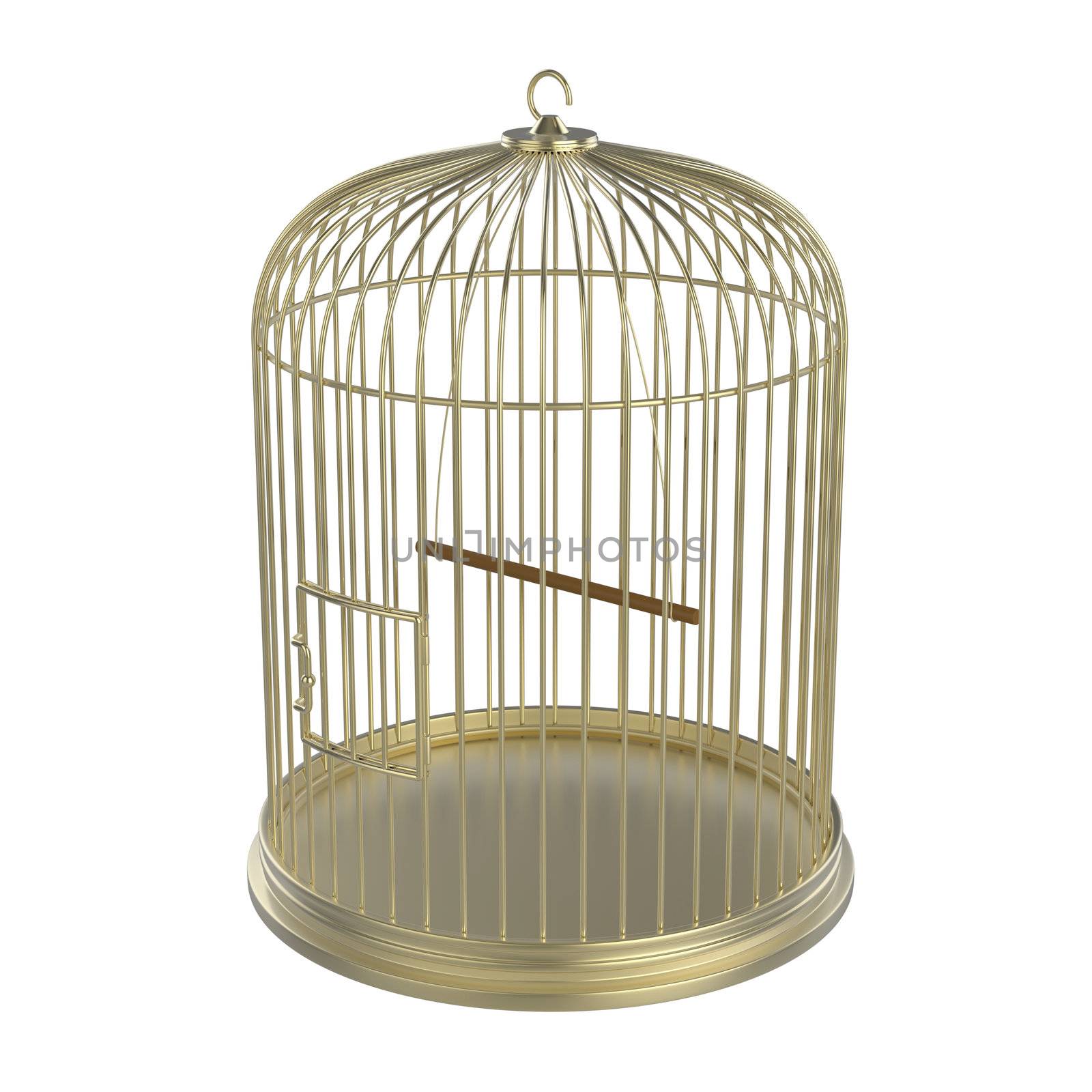 Golden bird cage by magraphics