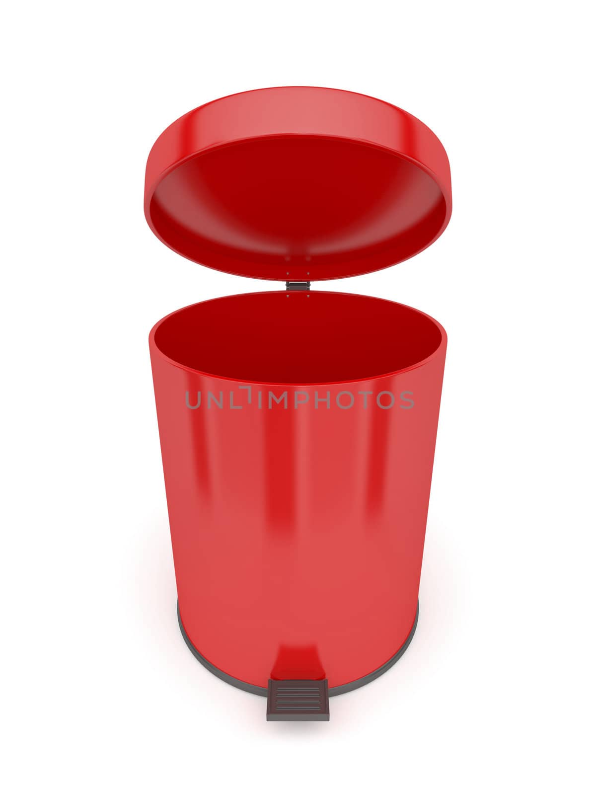 Open trash can by magraphics