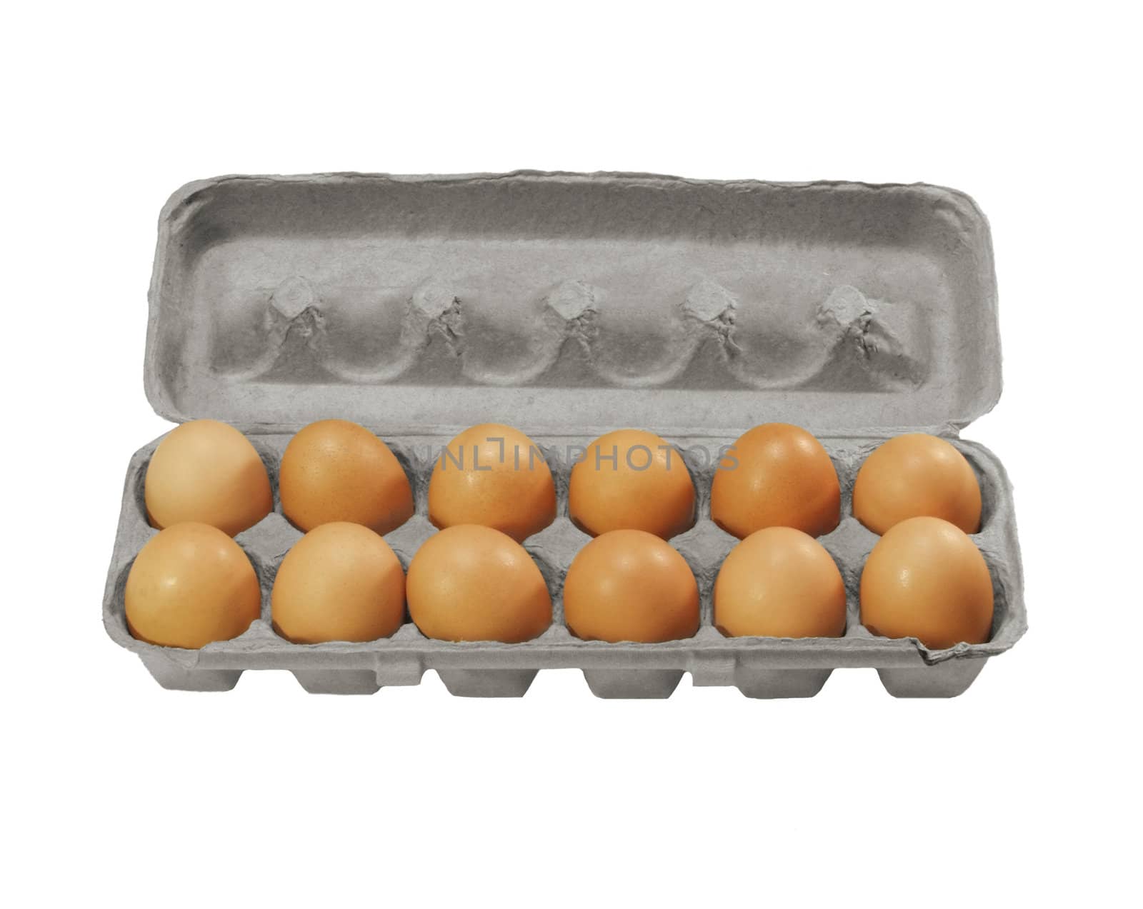 brown eggs in a carton package