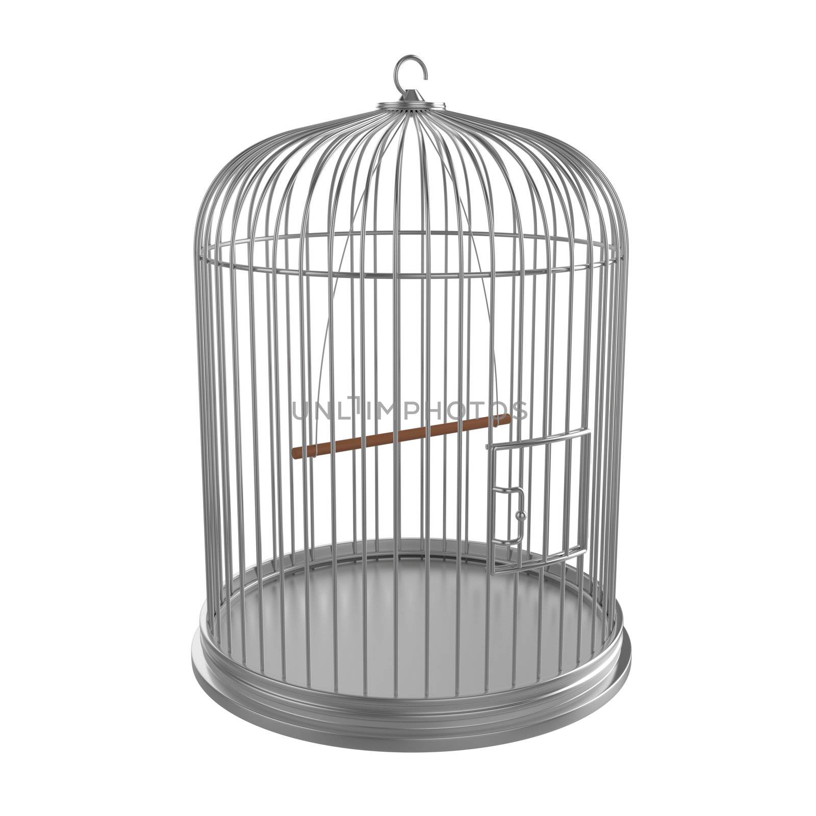 Silver bird cage by magraphics
