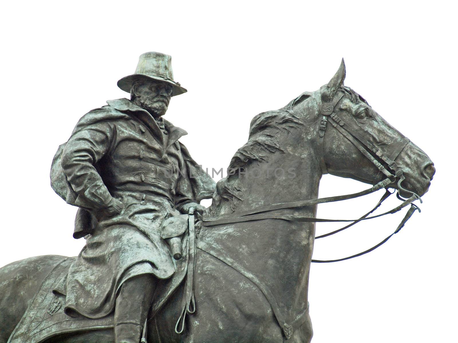 Ulysses S. Grant Memorial Statue at the U.S. Capitol Building in Washington DC