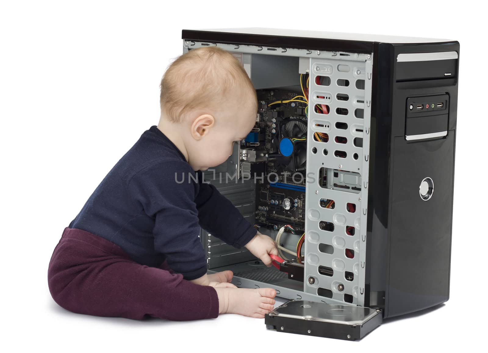 young child changing hdd by gewoldi