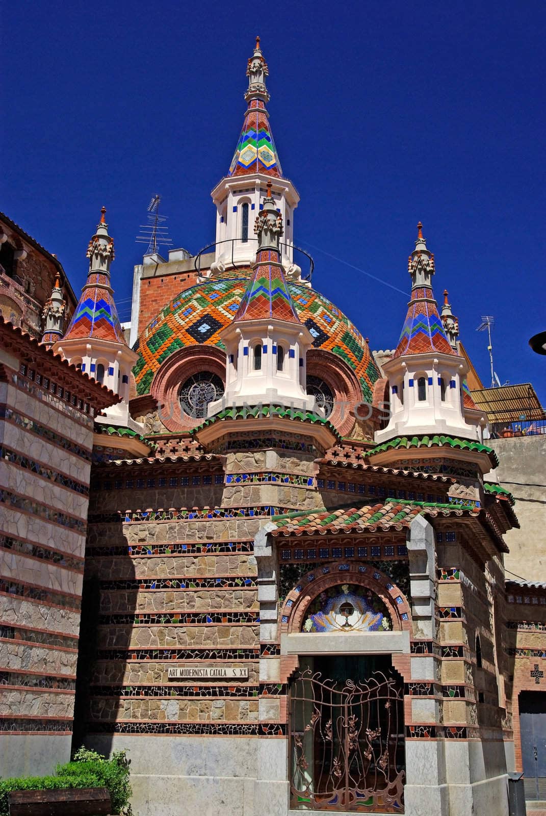 Parish Church of Sant Roma. Lloret de Mar, Costa Brava, Spain. by borodaev