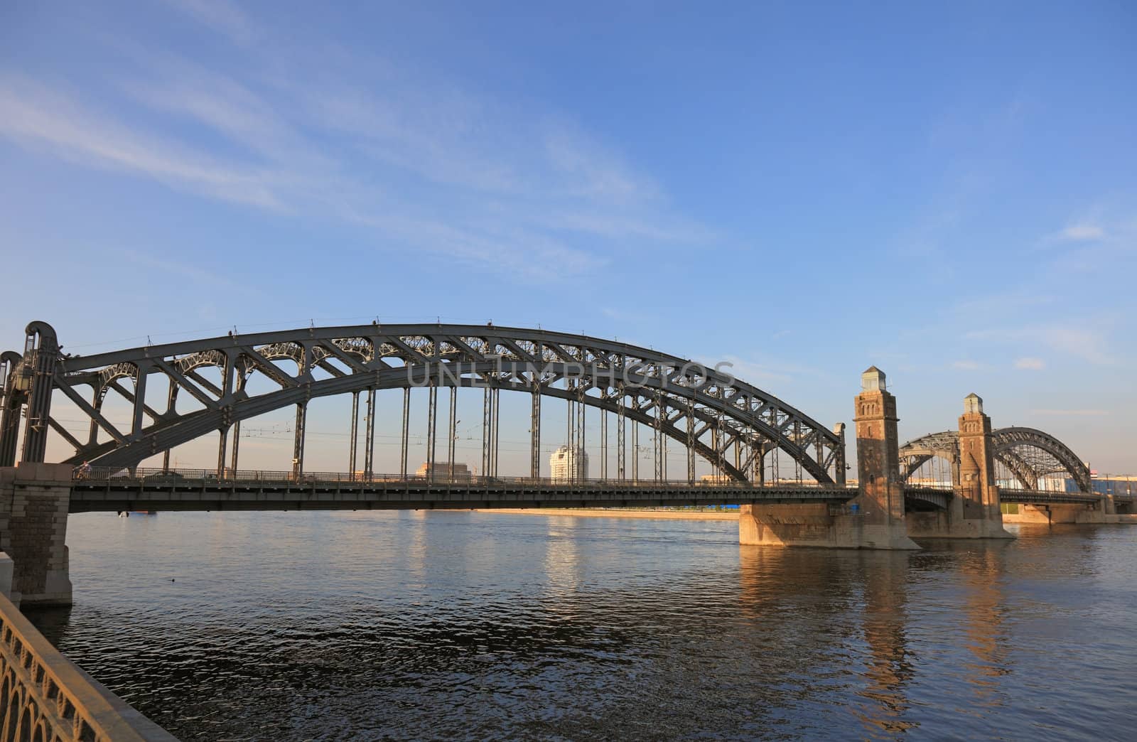 The Bridge of Peter the Great. Saint Petersburg, Russian Federat by borodaev