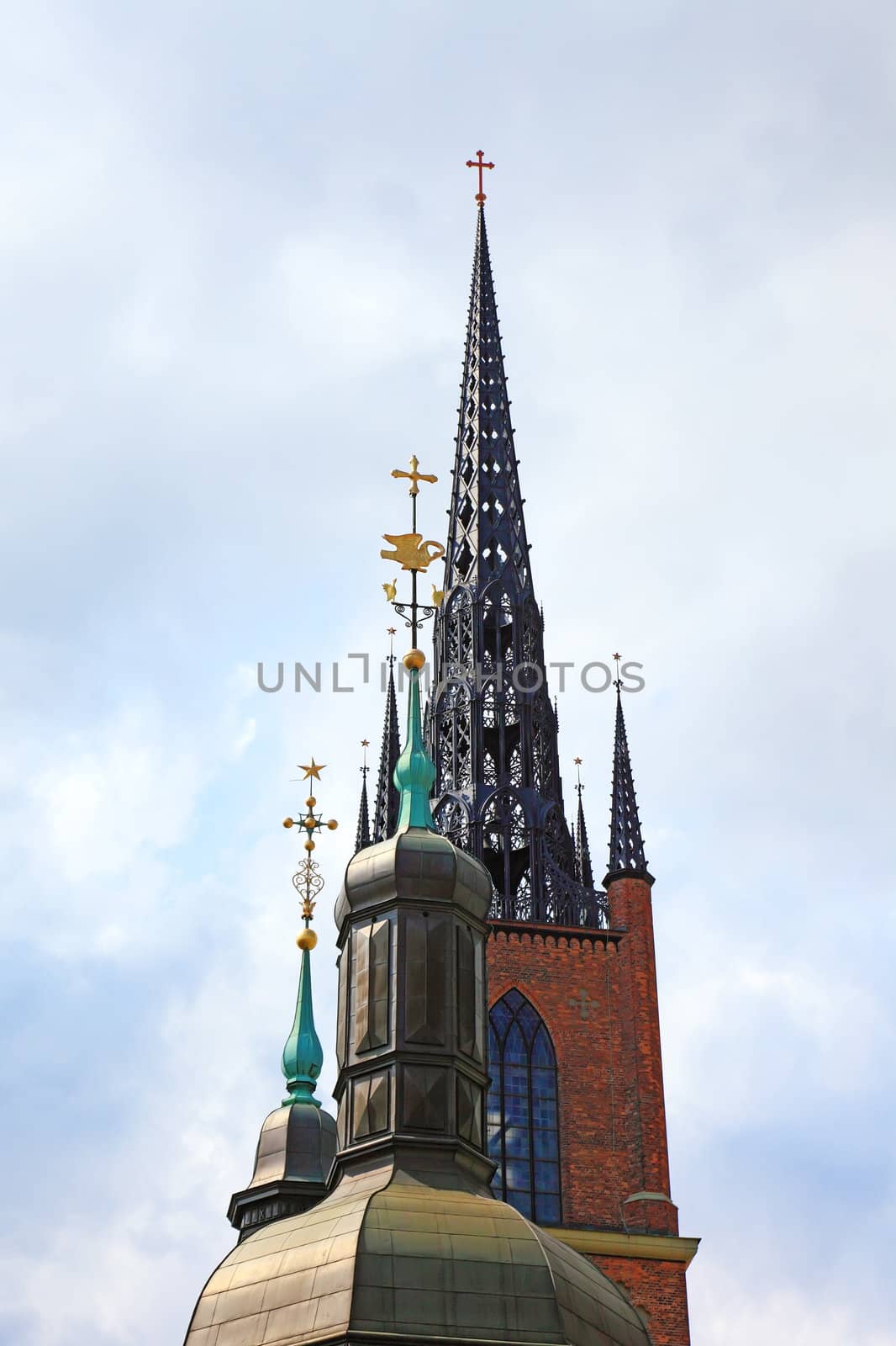 Church in center of Stockholm, Sweden.