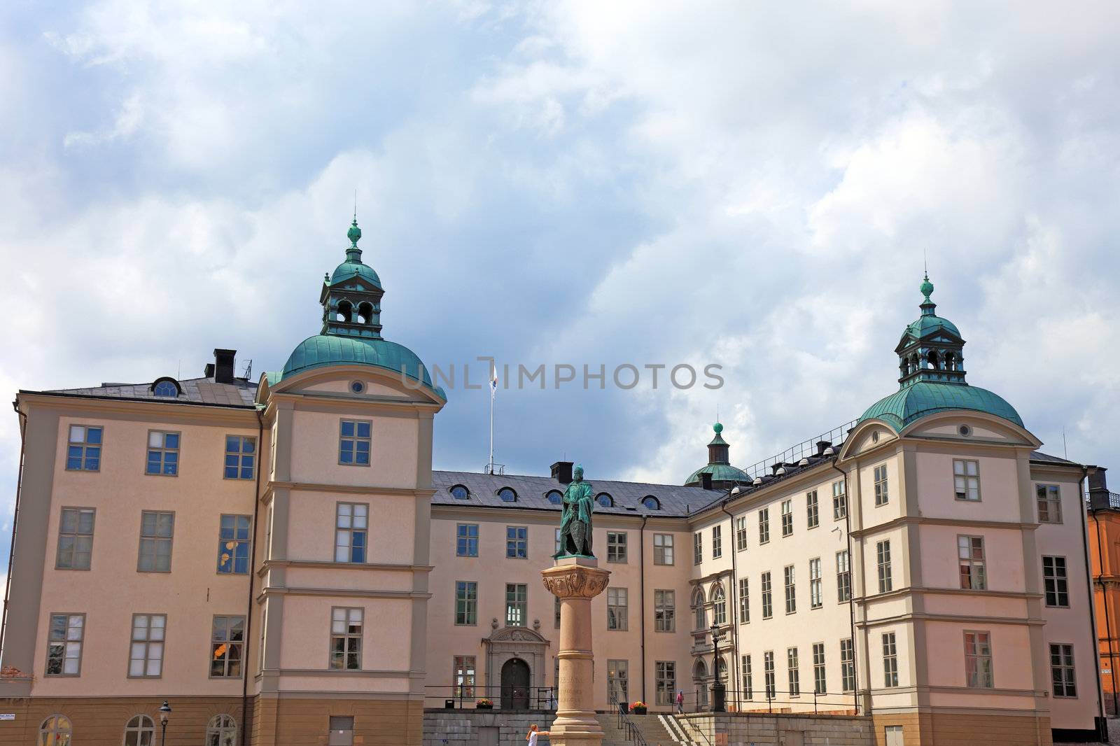 Architecture and landmarks of Stockholm, Sweden.