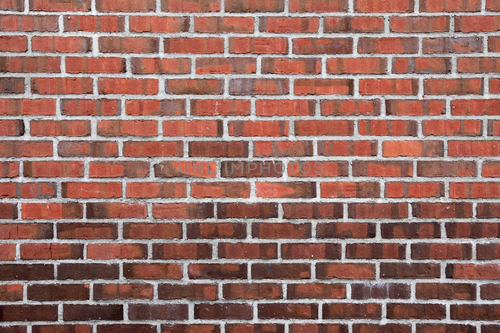 Wall in Norway made of bricks. Good as textured background or backdrop.