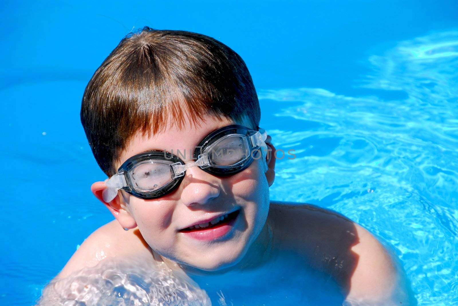 Boy child pool by elenathewise