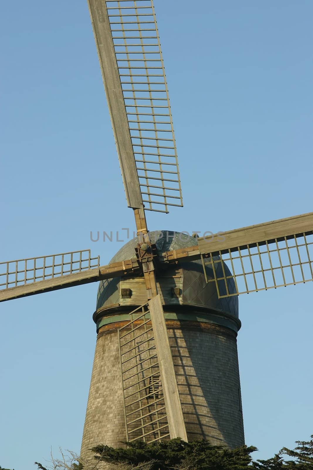 The North Windmill in Golden Gate Park in San Francisco, California