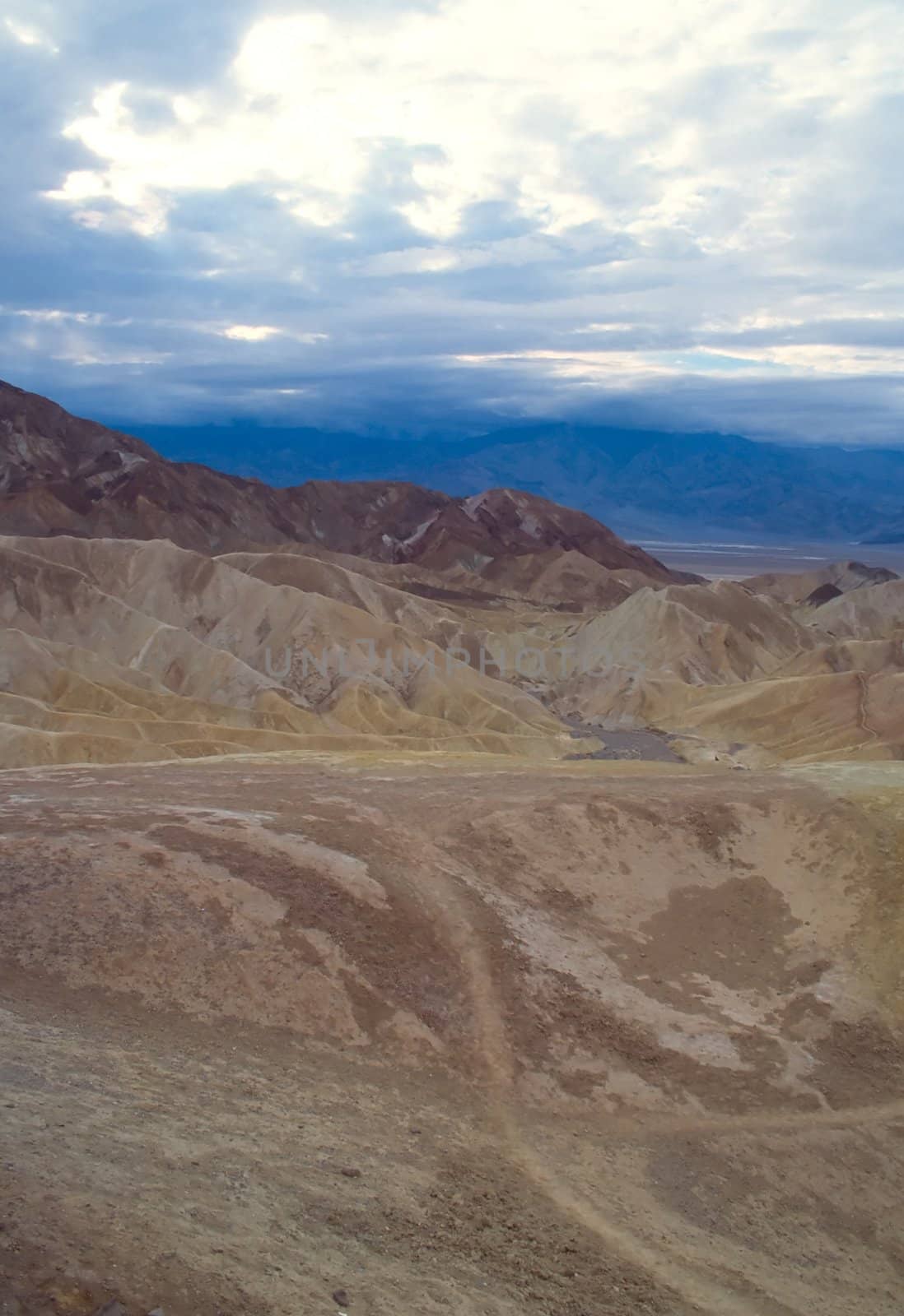 Zabriskie Point is a part of Amargosa Range located in Death Valley National Park in the United States noted for its erosional landscape.